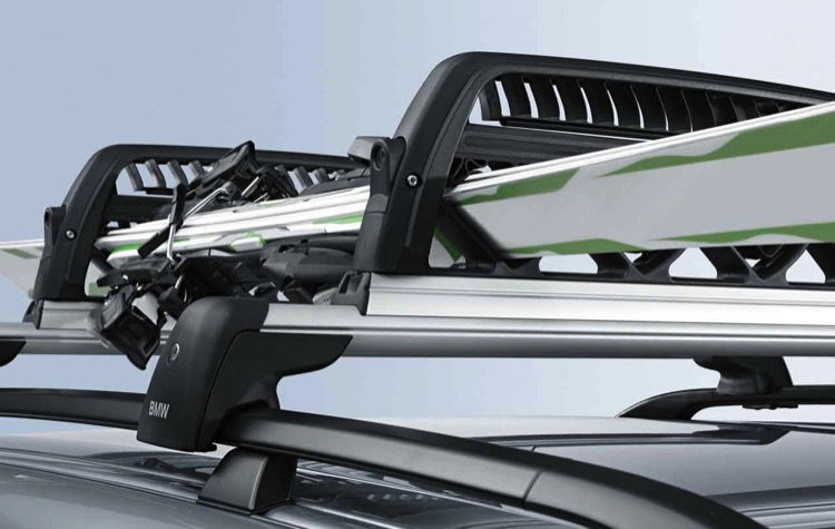  Barres de Toit Porte-Bagages de Voiture pour BMW X5 F15  2014-2018,Barres Transversales Galerie de Toit en Aluminium Auto  Accessoires,A-Black