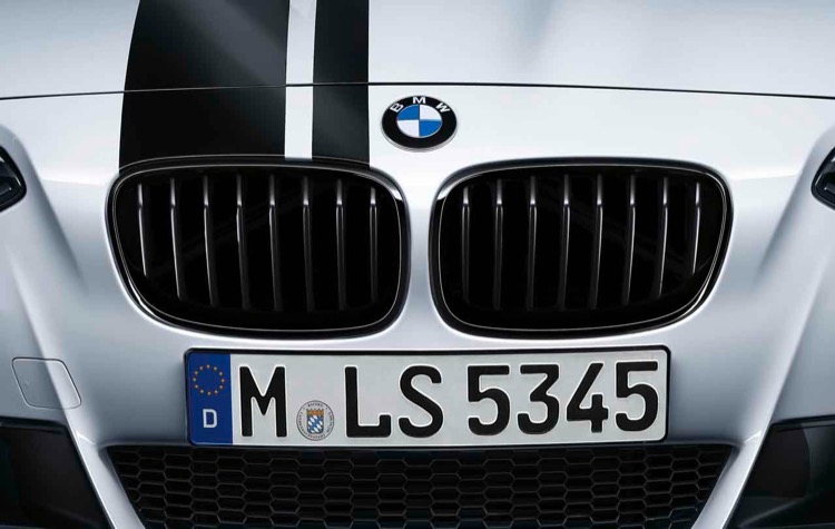 Grilles calandre BMW Serie 1 F20 11+ - Noir Brillant 