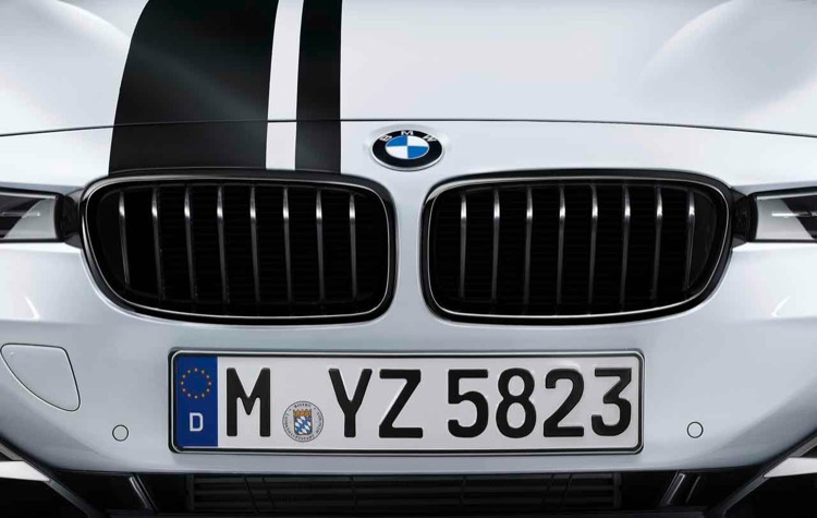 Grilles de Calandre Diamant Noires BMW Série 3 F30 (2011 - 2019)