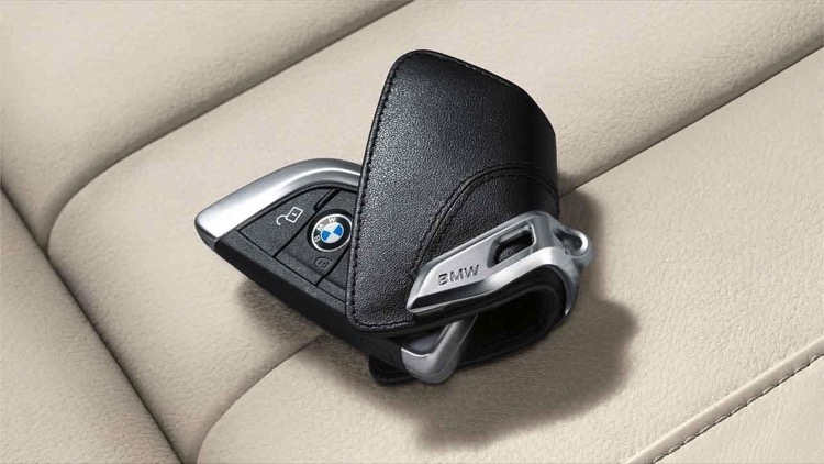 Juste de clé de voiture en cuir pour BMW, porte-clés, série 1, 3
