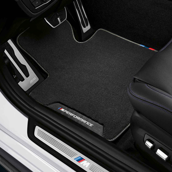 TAPIS DE SOL BMW SERIE 1 (F21, F20) & Série 2 (F23, F22, F87) M PERFORMANCE  AVANT/ARRIERE (ORIGINE)