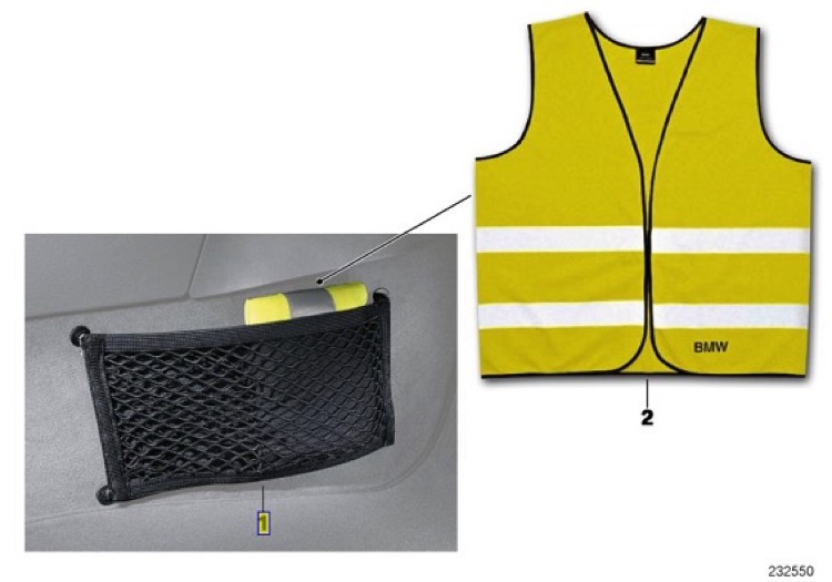 Gilet de sécurité jaune, Accessoires IntÃ©rieurs